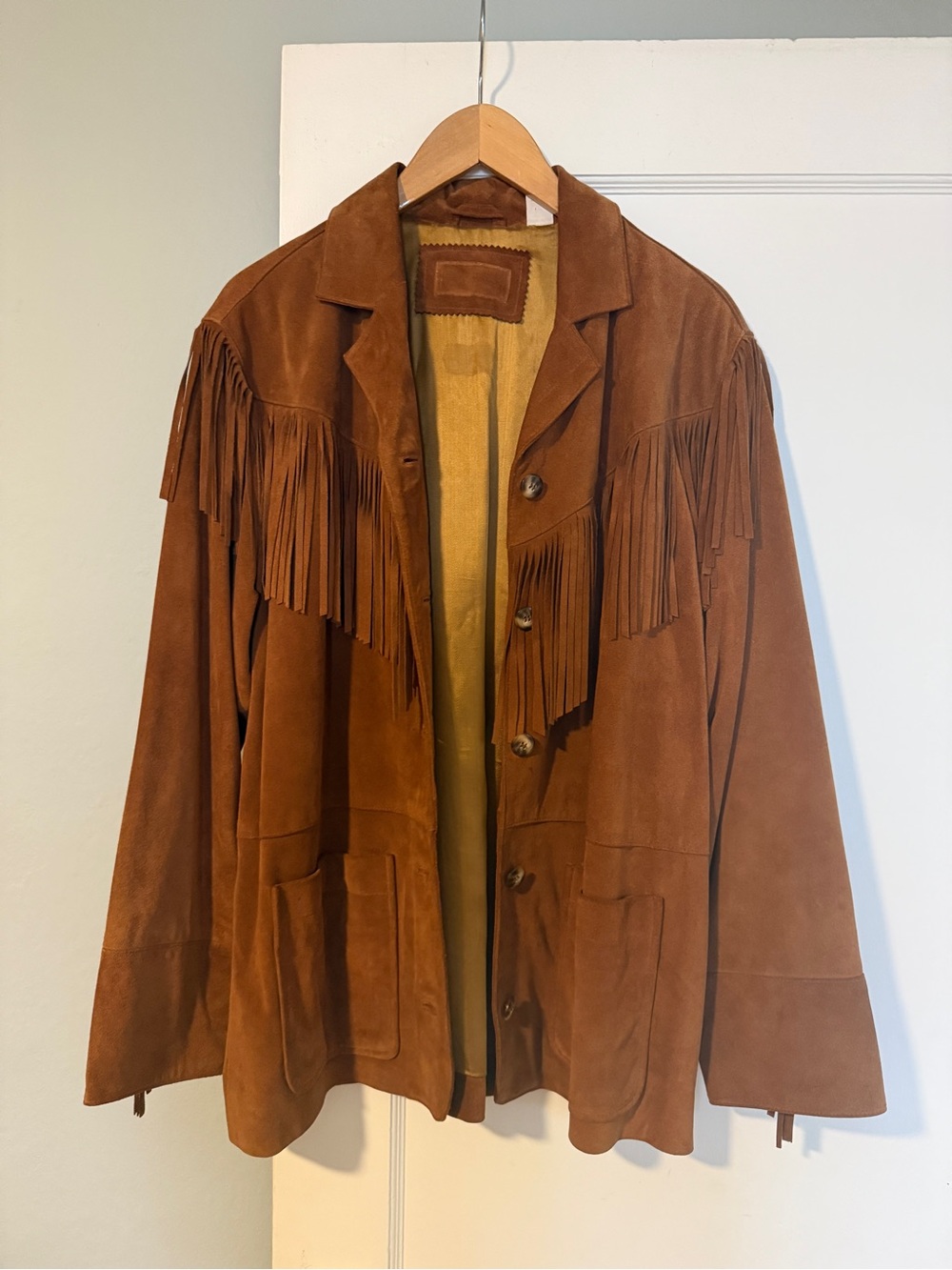 Excellent condition Vintage fringe suede jacket medium nili lotan - Picture 2 of 5